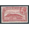 Gibraltar 1931 SG110 1d Scarlet Mounted Mint .. .