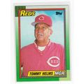 1990 Topps Tommy Helms baseball card #110 – Reds