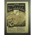 1939 Libby's Sliced Pineapple Ad - Packed in Ha...
