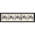 2124 4.9c Buckboard Very Fine MNH Dry Gum PNC 3...