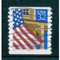 Used 2913 32c U.S. Flag Over Porch Fine CNS 333...