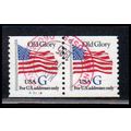 Used 2890 32c G Old Glory Very Fine CNP Left A3...