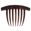 7-Tooth-back Comb Bar Top Tortoise Shell [ ]
