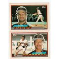 Two 1989 Topps Big Pirates cards #131 Gary Redu...