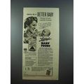 1939 Libby's Baby Food Ad - She'll Be Better