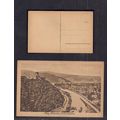 Postcard Germany Burg Lahneck Old black and whi...
