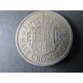 1956 QUEEN ELIZABETH II HALF CROWN FREE POST. AAJ