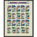 Baseball Sluggers Complete Sheet of Twenty 39 C...