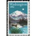 Washington State One PACK of TEN 25 Cent Postag...