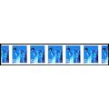 3477, 34¢ Liberty Misperfed Strip of Five With ...