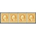 495, Mint NH F-VF 4¢ Very Fresh Coil Strip of F...