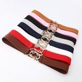 Women Ladies Fashion Wide Belt Women Black Cinc...