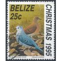 Christmas, Doves: 25c - Belize 1995 - F H - SG ...