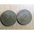 1962d 2 Pfennig Germany Coin