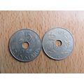 Denmark 1977 25 Ore Coin