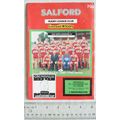 1989 programme Salford v. Warrington, Lancashir...