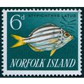 Norfolk Island 1962 6d Stripey SG43 CTO