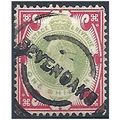 1902 SG257 1s Dull Green & Carmine Fine Used Se...