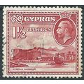 Cyprus 1938 SG155 1 1/2pi Carmine Fine Used....