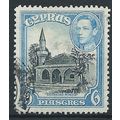 Cyprus 1938 SG158 6pi Black & Blue Very Fine Us...