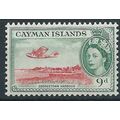 Cayman Islands 1954 SG157 9d Scarlet & Bluish-G...