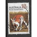 AUSTRALIA 1971 ANIMALS 18c RED KANGAROO SG492 F...