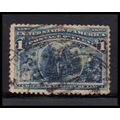 Used 230 1c Columbus in Sight of Land Just Clea...
