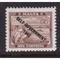 MALTA 1948-53 GEORGE VI SELF-GOVERMENT 1947 1/4...