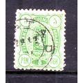 FINLAND 1889 SG 148 5p GREEN FINE USED #7
