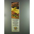 1982 Hormel SPAM Ad - Hot Veggie Sandwich recipe
