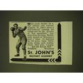 1933 St. Johns Military Academy Ad