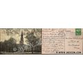 CT Norwalk Postcard Congregational Church On Th...