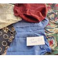 S7 100% Silk Scrap Fabric Lot Material Reclaime...