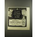 1954 Booth's House of Lords Gin Advertisement - The essential ingredient