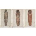 Ankh Fen Khensu Huen Amen 3x Egyptian Coffin Po...