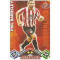 Match Attax 2009/10 Collection: Sunderland, Defender - Bardsley (Phil)
