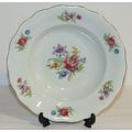 Favolina/Karolina Floral, Scalloped, Gold Trim,...