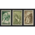 Saar Paintings National Relief Fund 3v 1955 MNH...