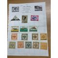 15 x VINTAGE SAN MARINO & ALBANIAN HINGED STAMP...