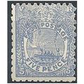 Fiji 1893 SG85 5d Ultramarine Perf 11x10 Mounte...