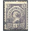 Newfoundland 1890 SG56 3c Salte Grey Mint Fille...