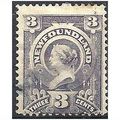 Newfoundland 1890 SG56 3c Salte Grey Mint Fille...