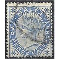 Malta 1885 SG25 2 1/2d Bright Blue Fine Used ..