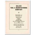 dalzen tool mfg company 1943 designers builders...
