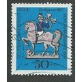 BERLIN -1969 50pf + 25 'HUMANITARIAN RELEIF FUN...