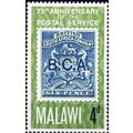 Malawi QEII 1966 Postal Service 1891 6d BCA Unm...