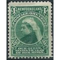 Newfoundland 1896 SG66 1c Green Mounted Mint . ...