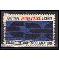 Used 1233 5c Emancipation Fine KA5295