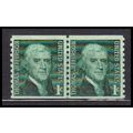 1299 1c Thomas Jefferson Fine MNH CLP KA8898