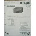 SONY TC-H5600 Original Service manual
